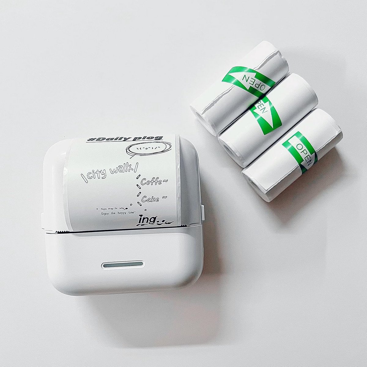 25 Rollen Zelfklevend Mini Thermisch Printerpapier Voor Notities en Stickers