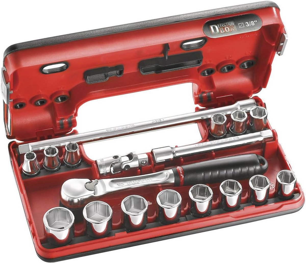 Compacte 3/8" Vierkante Dopsleutelset Metrische Dopsleutels
