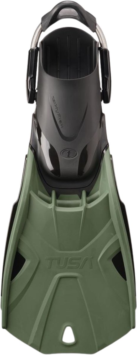 TUSA Hyflex Tri-Force – Premium duikvinnen met modulair HyFlex-systeem, hoge voortstuwing en nauwkeurige controle – Khaki – Maat L–XL (43–49) – (28–32 cm) – SF0112 L-XL KH