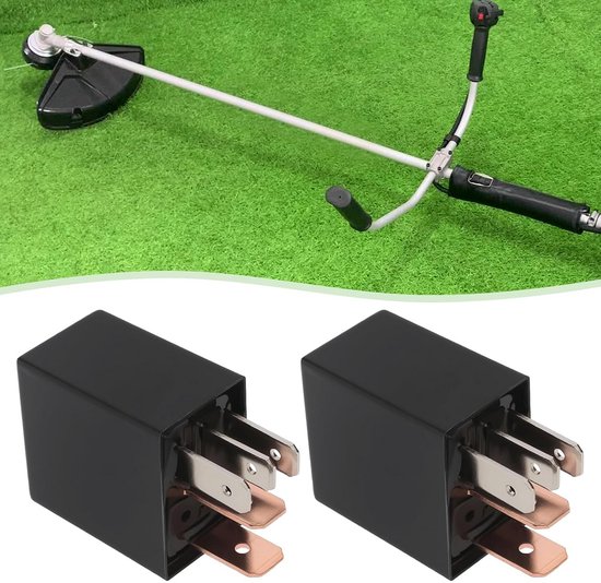 2x 12V 30A Waterdicht Relais 5-Pin voor Grasmaaier en Tractor - Vervanging voor 725-1648 & 925-1648 — afbeelding 5