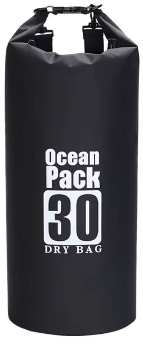 Waterdichte tas - Drybag - Waterdichte reistas - 30Liter - Waterdichte Tas - Lichtgewicht - OceanPack - Zwart - CHPN