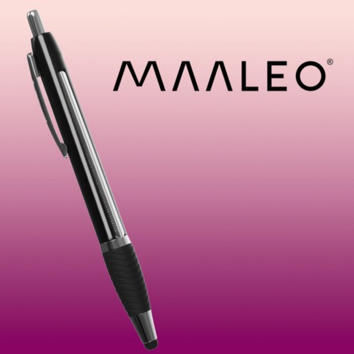 Balpen met spiekbriefje wit - Made in Germany