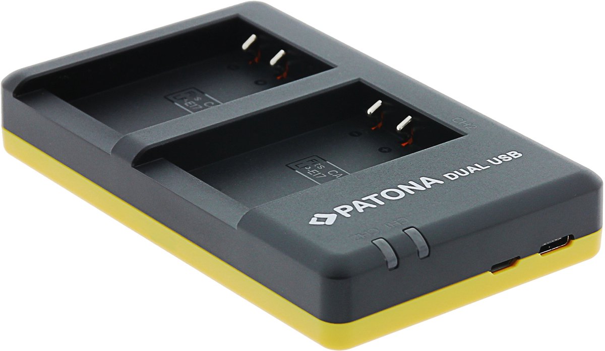 PATONA Dual Quick-Charger f. Canon LP-E17 EOS 750D 760D Kiss X8i