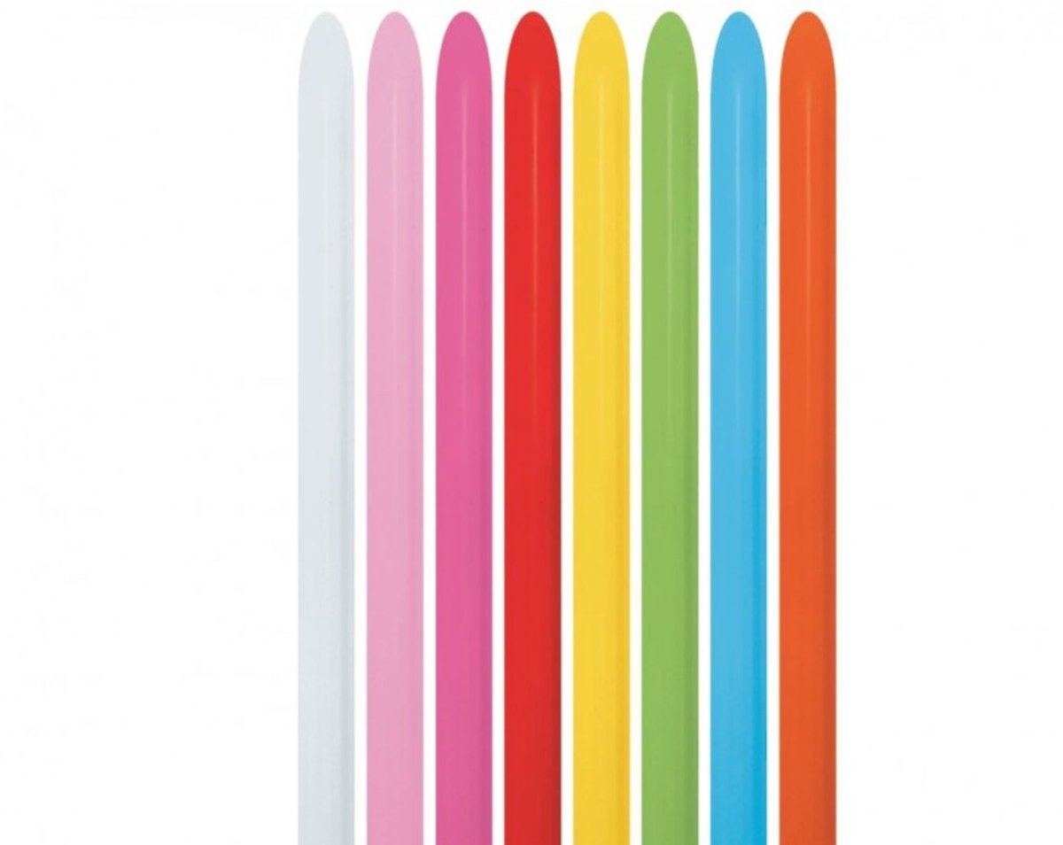 Modeleerballon 160s lined up assorti