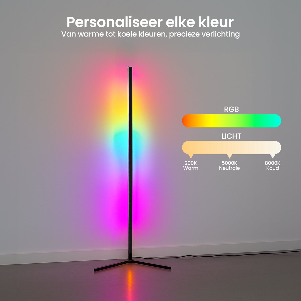 Gologi Slimme Vloerlamp LED - Hoeklamp thumbnail 3