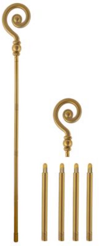 Staf Sinterklaas - 5 delig - Plastiek - 155cm