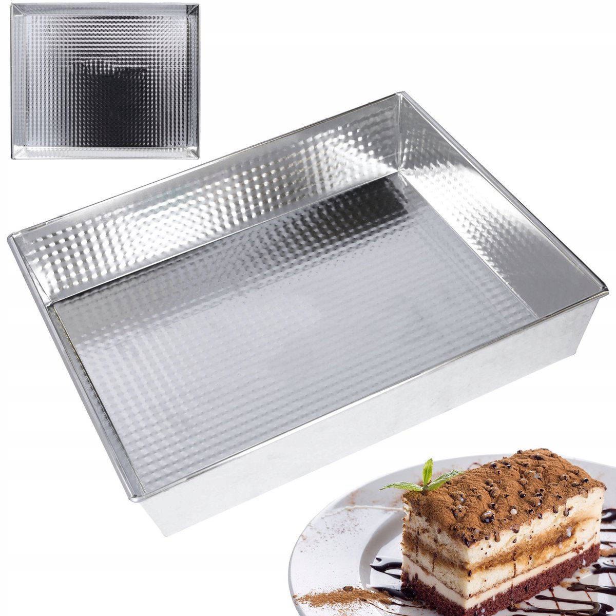 Bakvorm Rechthoekig 30x25 cm - Ovenvorm voor Taart en Cake