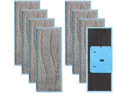 8-pack Dweilen Microvezel geschikt voor iRobot Braava jet M6 - Stofzuiger onderdeel - Dweildoeken - Microvezeldoekjes Schoonmaak - Pads voor nat dweilen - Mchoonmaakdoekjes