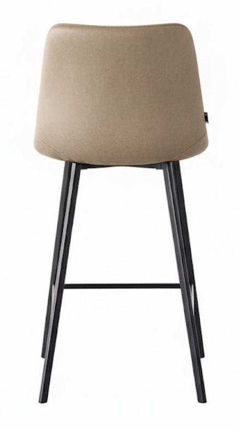 Colenis® - Tabouret de bar Zera - Chaise de bar - Set de 2 - Beige - Microfibre - Microfibre - Industriel