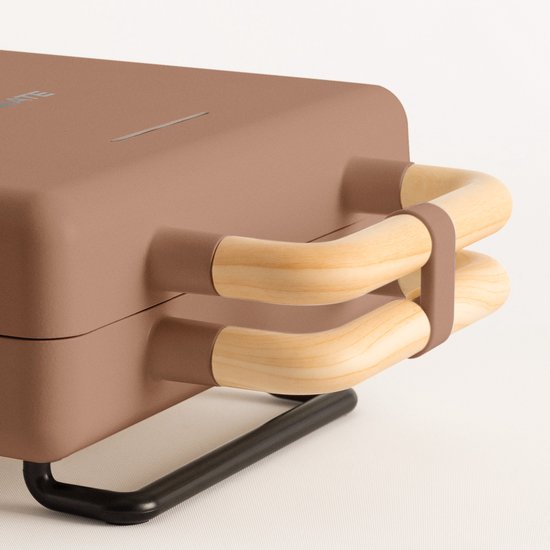 CREATE - Tosti-ijzer, grill en wafelijzer met verwisselbare platen - Mokka - Dubbel - STONE STUDIO van CREATE — afbeelding 2