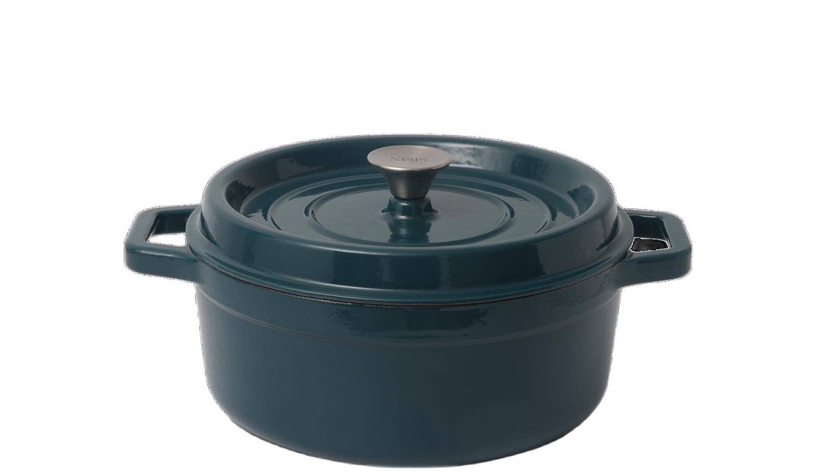 NOIS Tierra Gietijzeren Pan 28cm 5.6L - Blauw