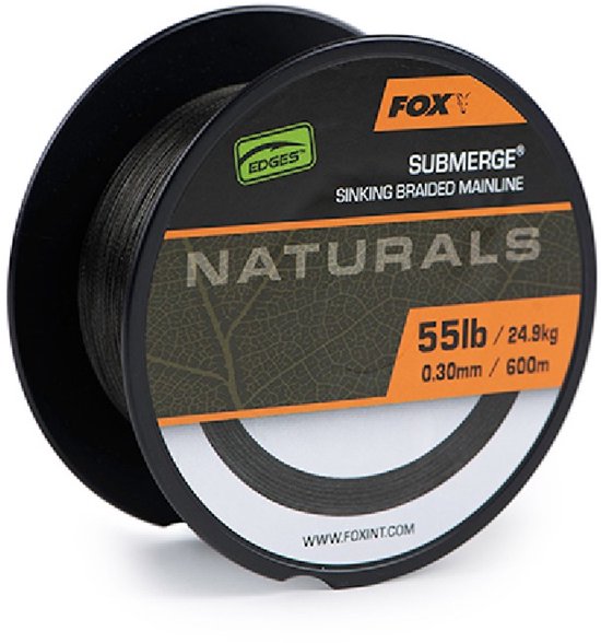 Fox Submerge Sinking Braided Mainline - Maat : 600m - 0.38mm - 65lb - 29.5 kilo van Fox — afbeelding 3
