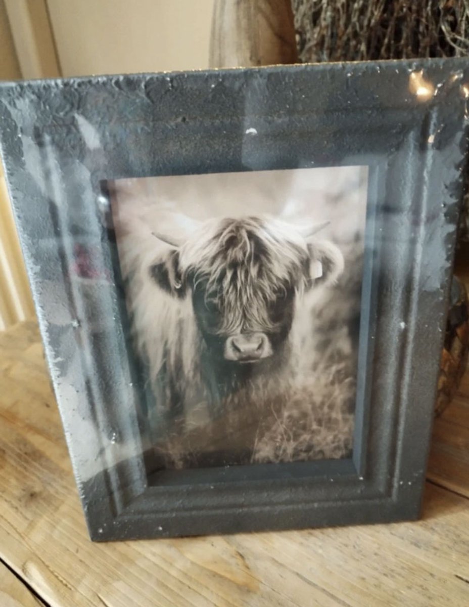 Vintage zwarte fotolijst