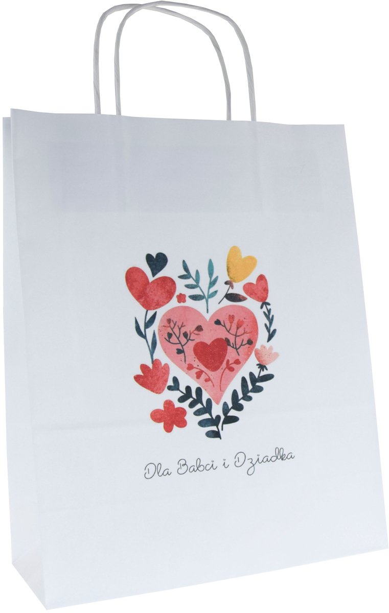 Papieren Cadeautas voor Opa en Oma - A4 Formaat