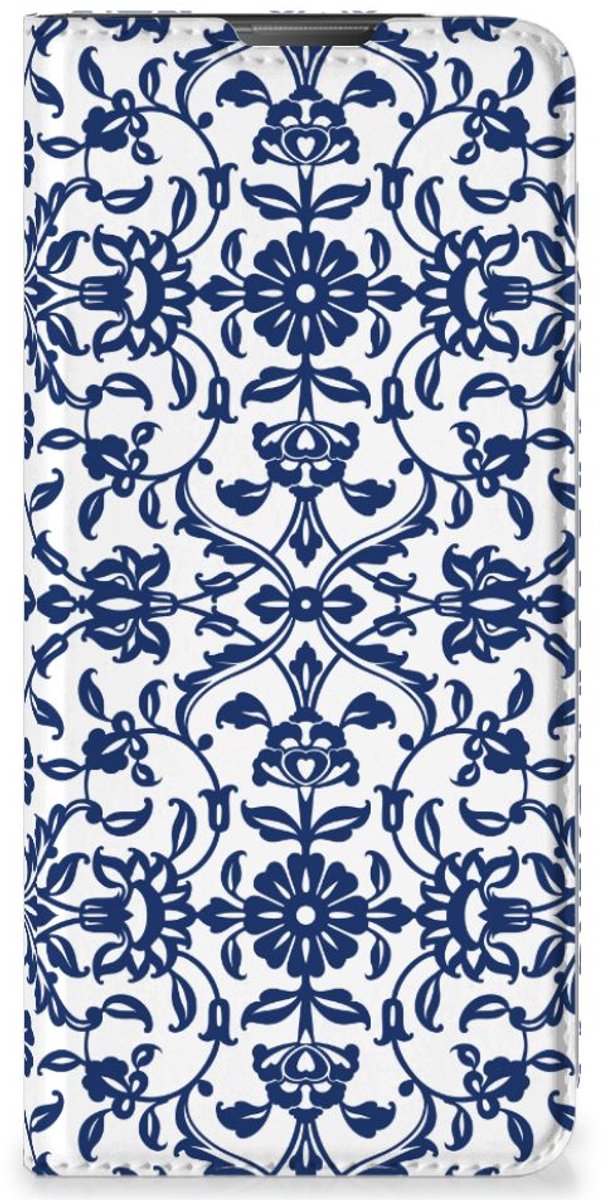 Motorola Moto E20 Smart Cover Flower Blue