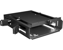 Be Quiet! - HDD Cage 2 - HDD/SSD Montagebeugel - 1x 3,5 Inch HDD - 2x 2,5 Inch SSD - Zwart