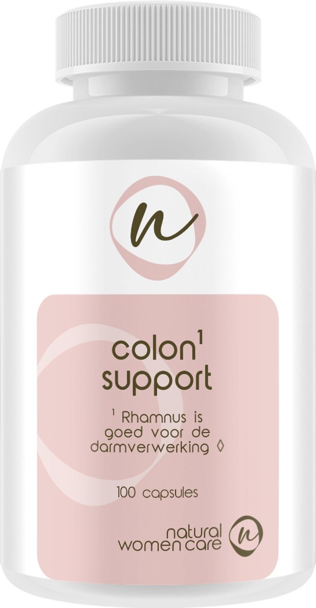 Natural Women Care - Colon Support - Lactospore® biotica supplementen - licht laxerend - ondersteunt darm peristaltiek - vezels - ontstekingsremmend - verzachtend voor slijmvlies