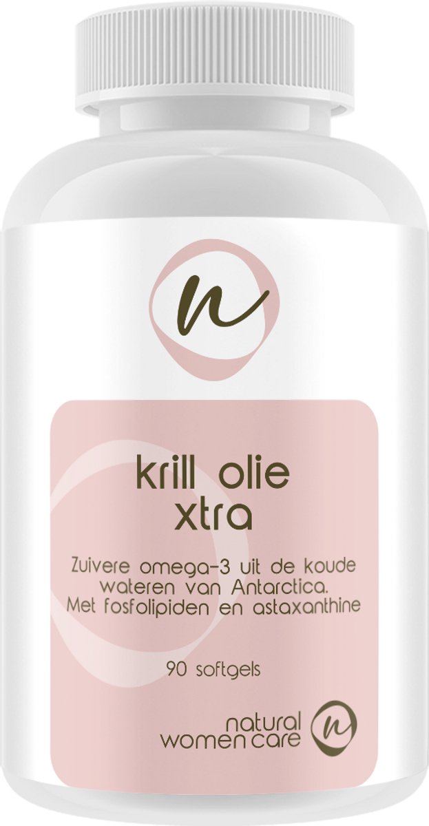 Natural Women Care - Krill Olie Xtra - Krill Oil Superba-2: superieure bron van essentiële vetzuren - omega 3 - goed opneembaar - zuiver