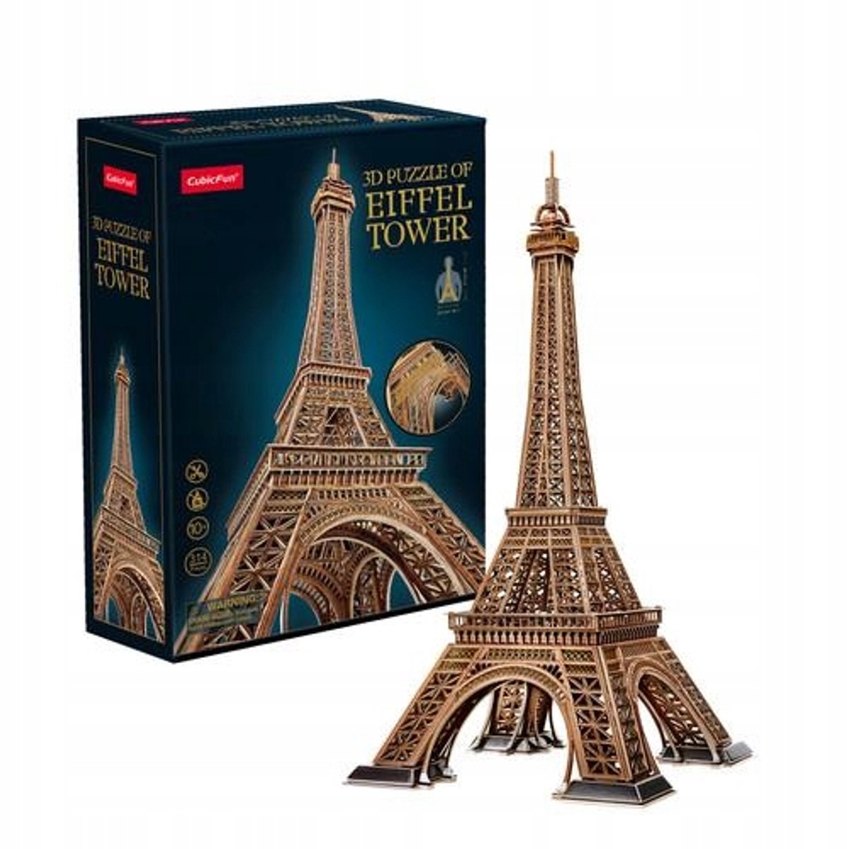 3D Eiffeltoren Puzzel 314 Stukken - Educatief en Creatief Speelgoed