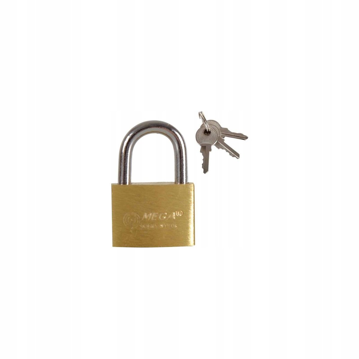 Mega Messing Hangslot 25mm - Compact en Veilig