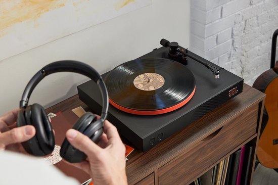JBL Spinner - Bluetooth Platenspeler - Draaitafel voor Vinyl LP - Met Phono Voorversterker - 33/45 RPM - Aluminium Design - Zwart — afbeelding 2