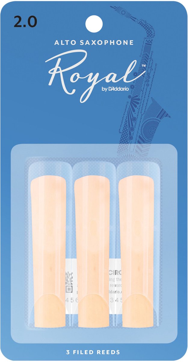 D'Addario Woodwinds Altsax 2 doos met 3 rieten - Riet voor altsaxofoon