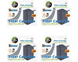SuperFish Aquaflow Cartridge 200 - Voordeel set - 4 verpakkingen - 4 Cartridges