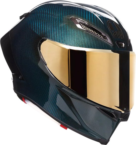 AGV Pista GP RR Helm Acqua Mono Glans blauw goud - Maat XXL