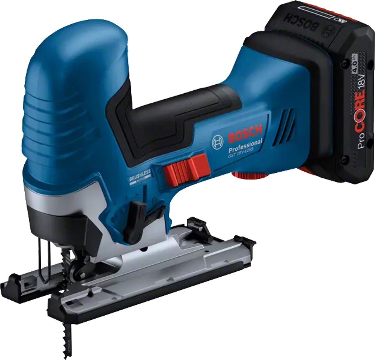 Bosch GST 18V-125 S: borstelloze accu-decoupeerzaag 18V thumbnail 5