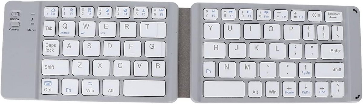 Draagbaar Bluetooth Toetsenbord - Opvouwbaar & Stil - Werkt met iOS, Android, Tablet