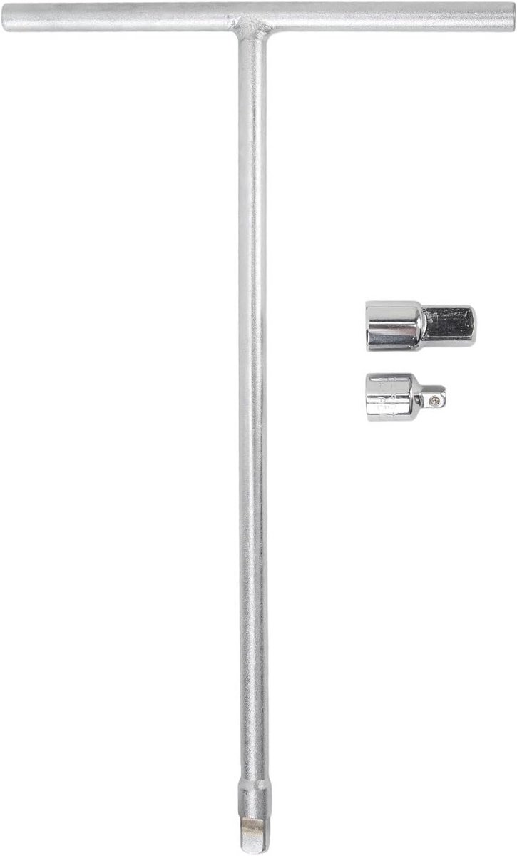 Set Steekoppervlakken 3/8" met T-Grip en Verlenglengte Adapters voor Auto en Motor