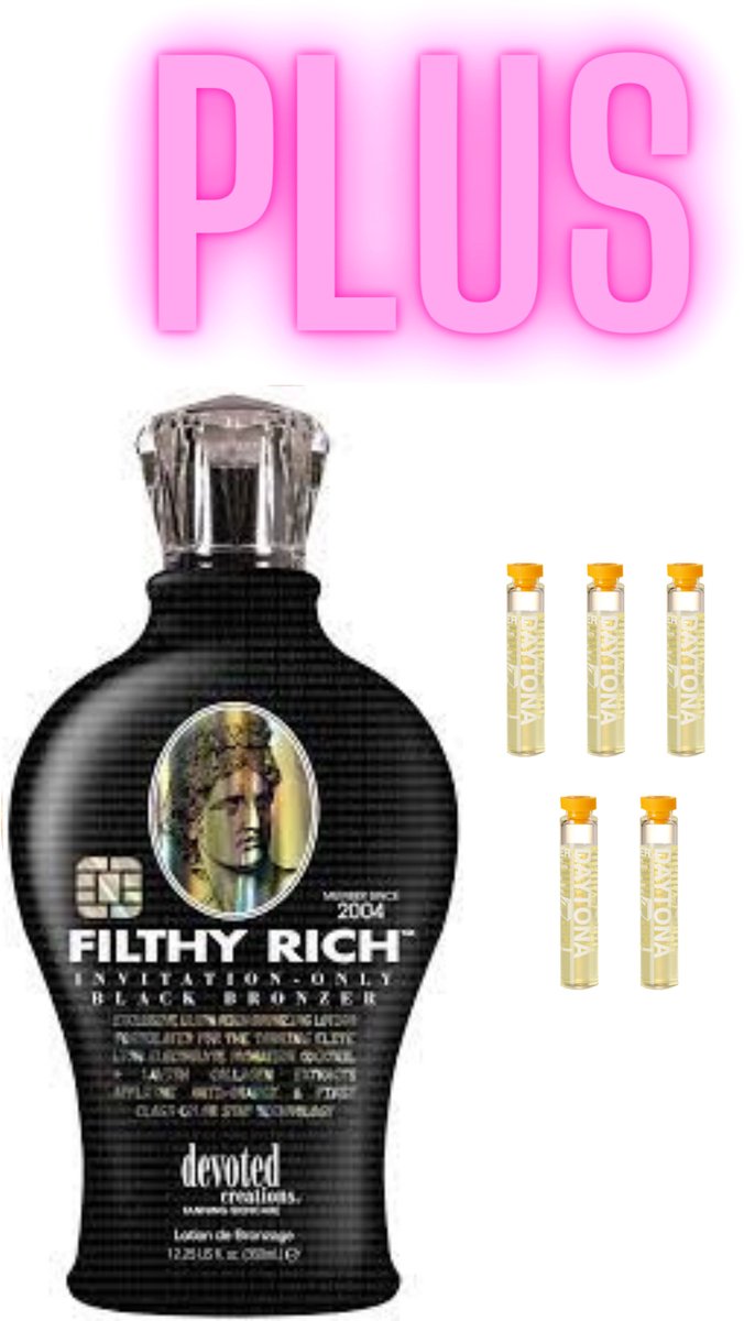 Devoted Creations Filthy Rich 360 ml PLUS 5x Daytona Olie 2 ml !