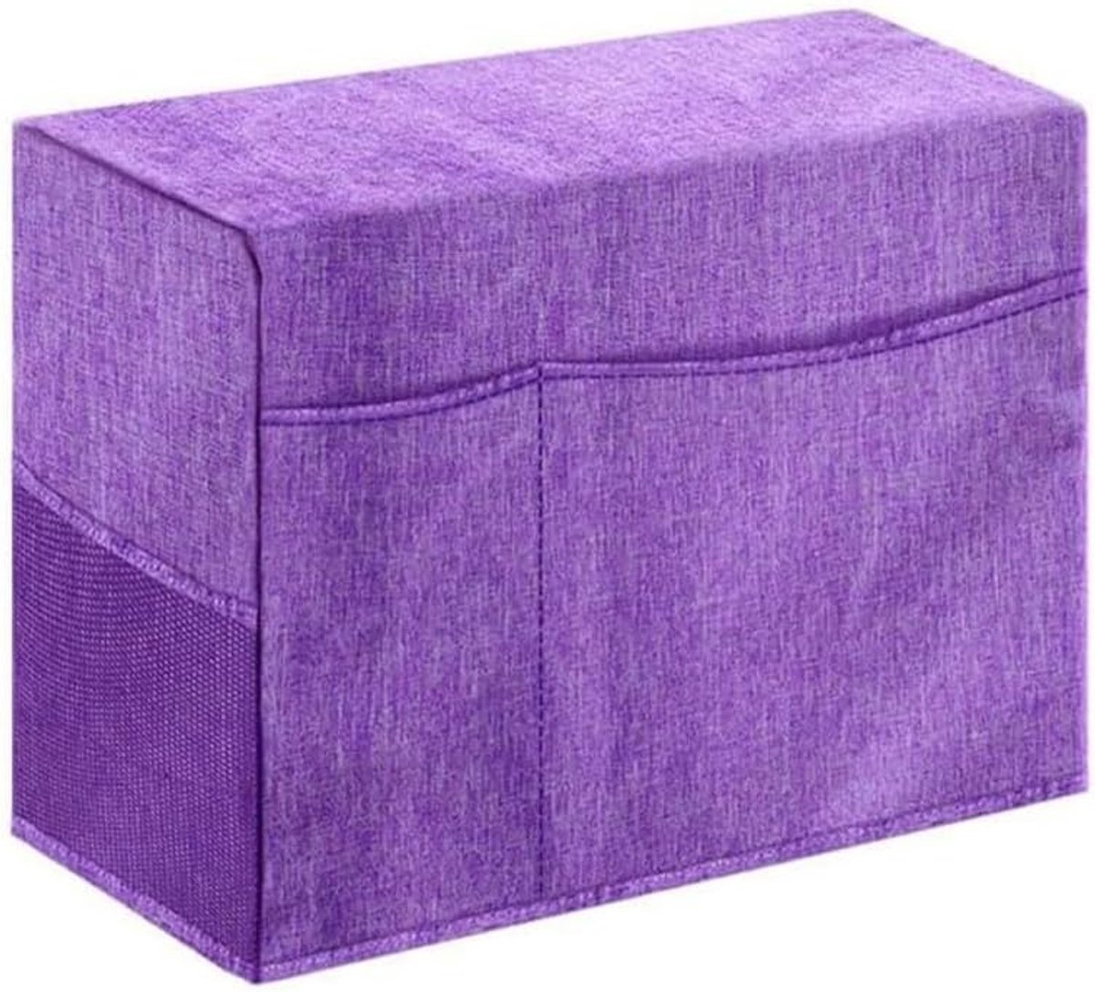 Ruimtebesparende Opvouwbare Naaimachine Hoes Van Oxford Stof Inclusief Opbergtas, Waterdichte En Stofbestendige Beschermhoes Afmetingen 21x46x32 Cm, Met Handige Opbergzakjes In Paars Roze En Blauw