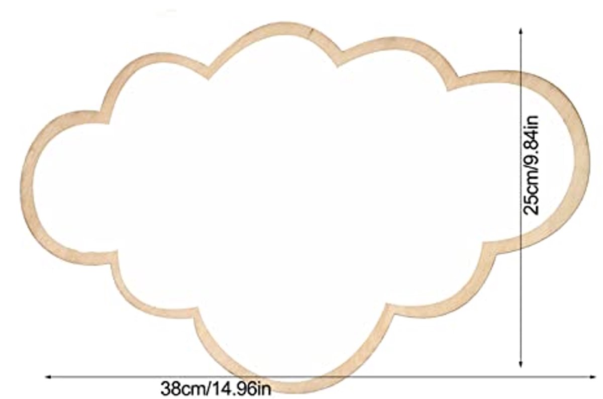 Kinderkamer Wandspiegel, Nordic Acryl Muursticker Spiegel Wandgemonteerde Spiegels voor Kinderkamer Art Home Decor (Wolk)
