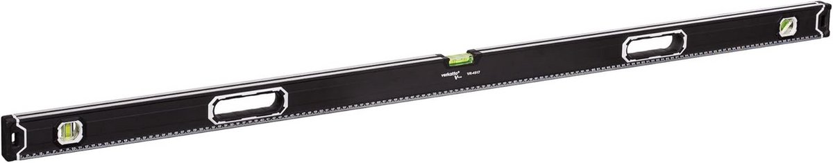Aluminium waterpas 150 cm met magneet en drie libellen voor hoge precisie