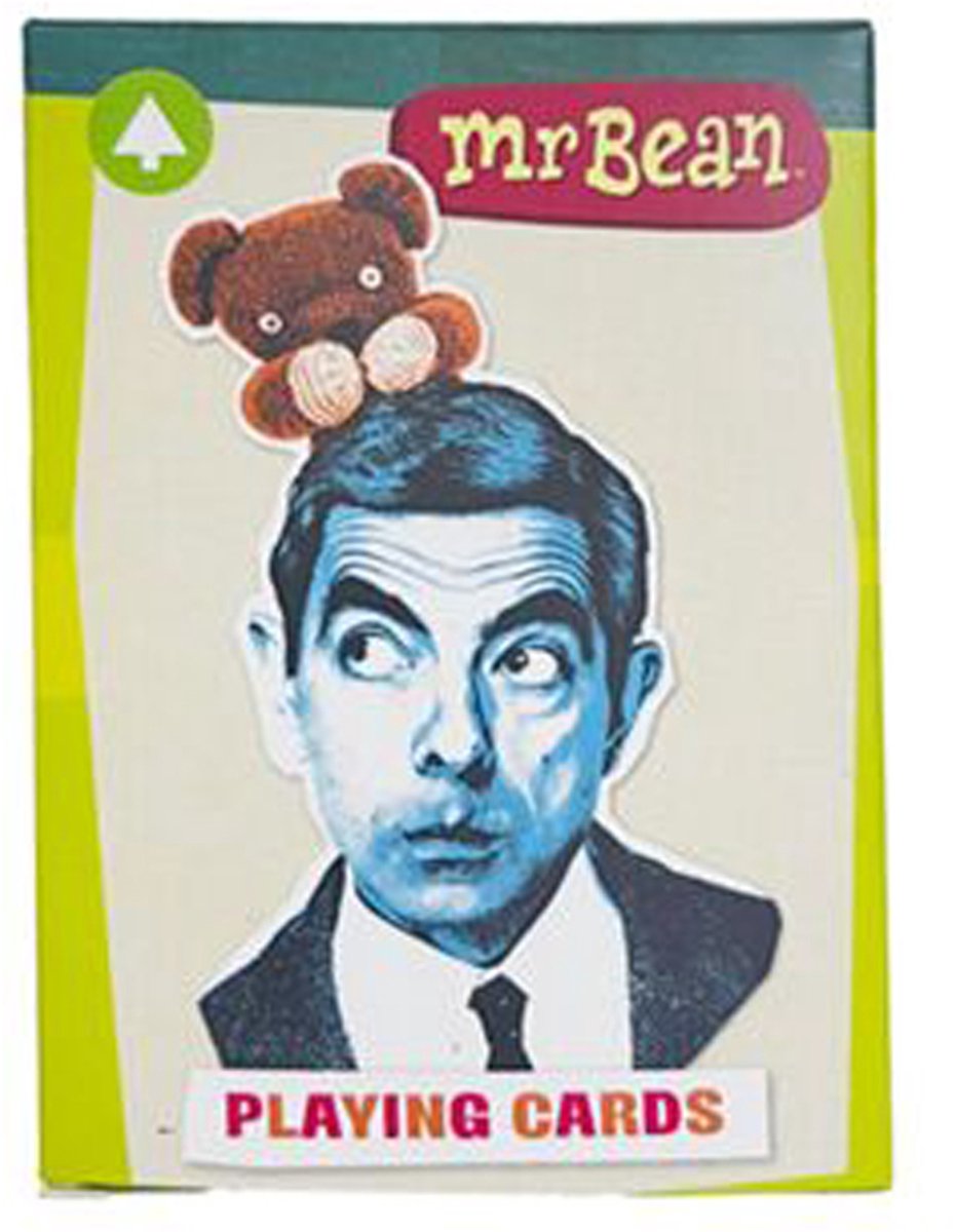 Speelkaarten/Kaartspel - Mr Bean & Teddy Thema - 9x6,5cm