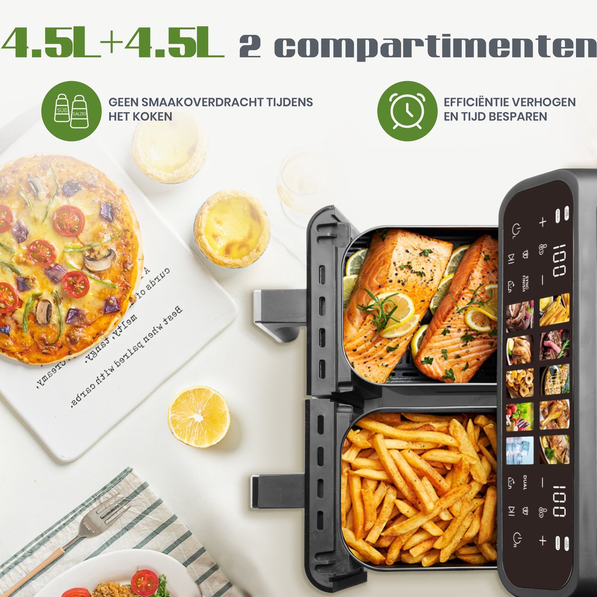Digitale Sinaopus 901 Airfryer XXL - afbeelding 3