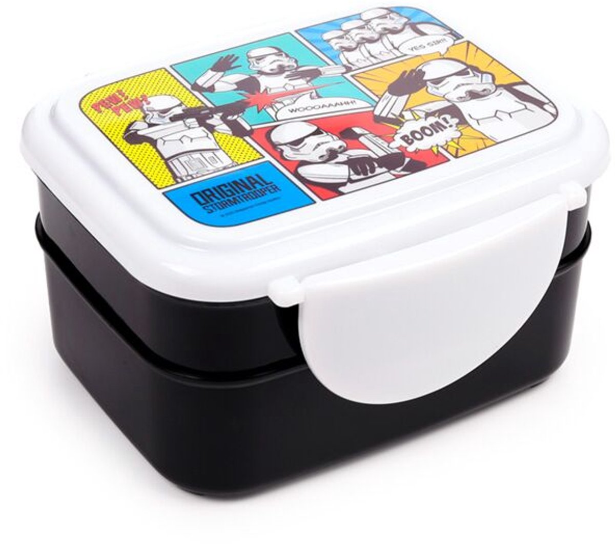 Bento Box - The Original Stormtrooper - Lunchtrommel & Bestek - 15,5x8,5x12cm