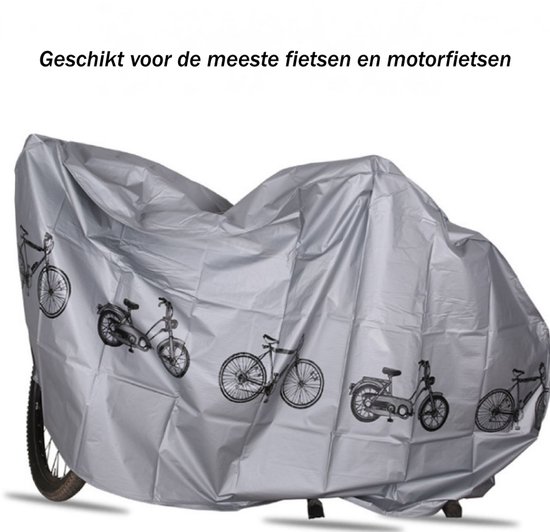 1 stuk - Fietshoes - Water- en stofdicht - Universele maat - Geschikt voor gebruik binnen en buiten - Beschermt tegen regen, zon, UV-straling, wind en sneeuw - Zwart van Merkloos — afbeelding 2