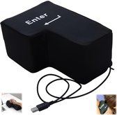 GOODS GADGETS Big Enter Button XXL Touche Entrée avec Coussin de Bureau
