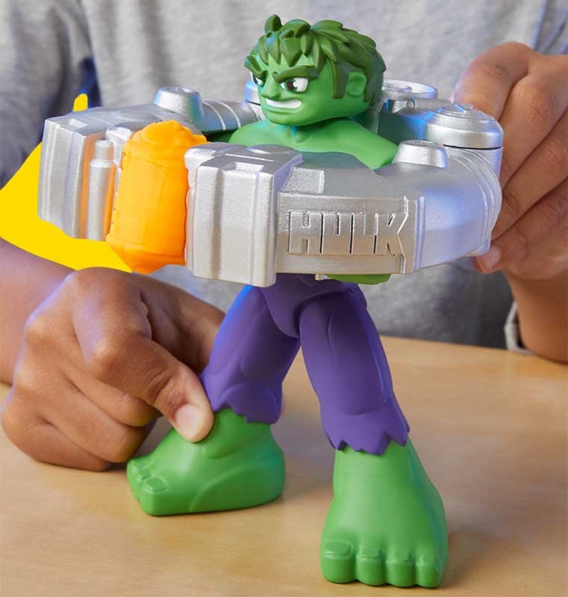 Play-Doh Marvel Hulk Pletpret Speelset - Boetseerklei - Inclusief Hulk figuur — afbeelding 10