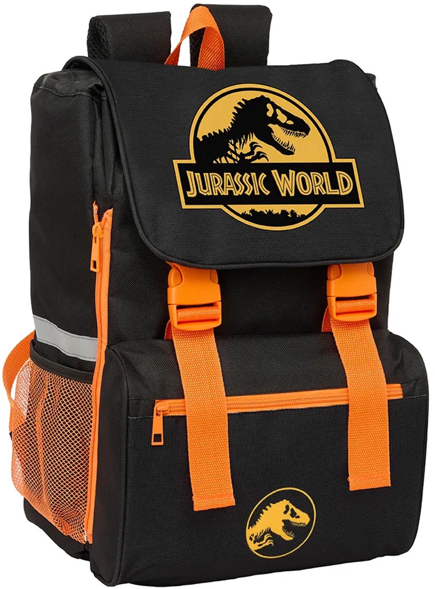 Safta Jurassic World 17.5l 18.5x41x15 Cm Rugzak Zwart Kinderen