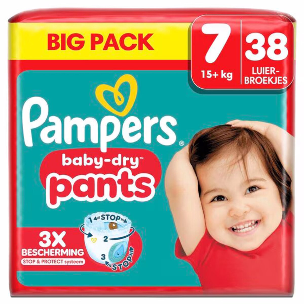 Pampers Baby-Dry Pants Maandbox maat 7