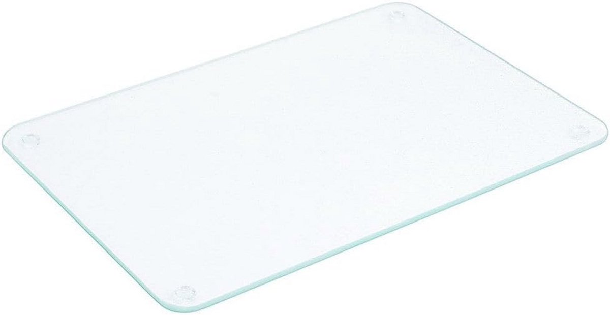 Glazen snijplank 30 x 20 cm voor keuken en horeca