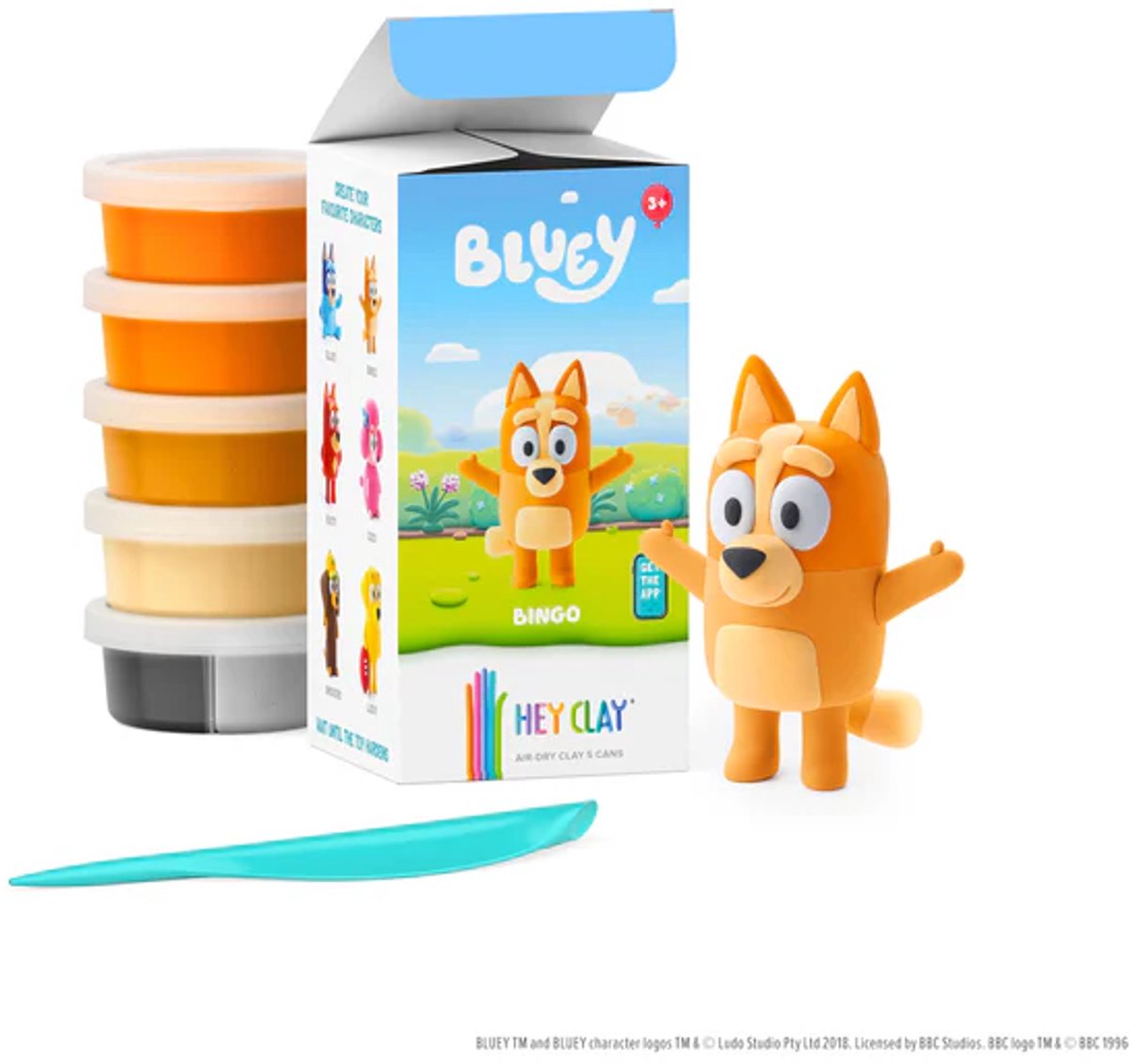 Hey Clay Boetseerklei Bluey LIMITED EDITION Bingo