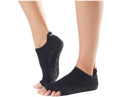 ToeSox - Antislip Sokken - Low Rise - Open Tenen – Zwart