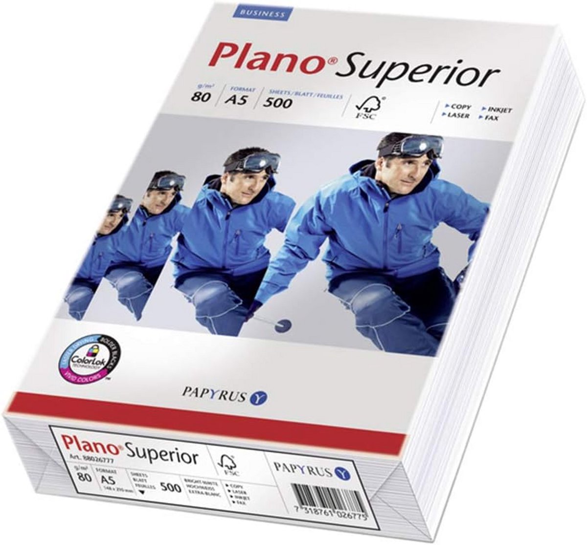 Wit Multifunctioneel Kopieerpapier A5 80 g/m² - 500 Vellen Duurzaam Kwaliteitspapier