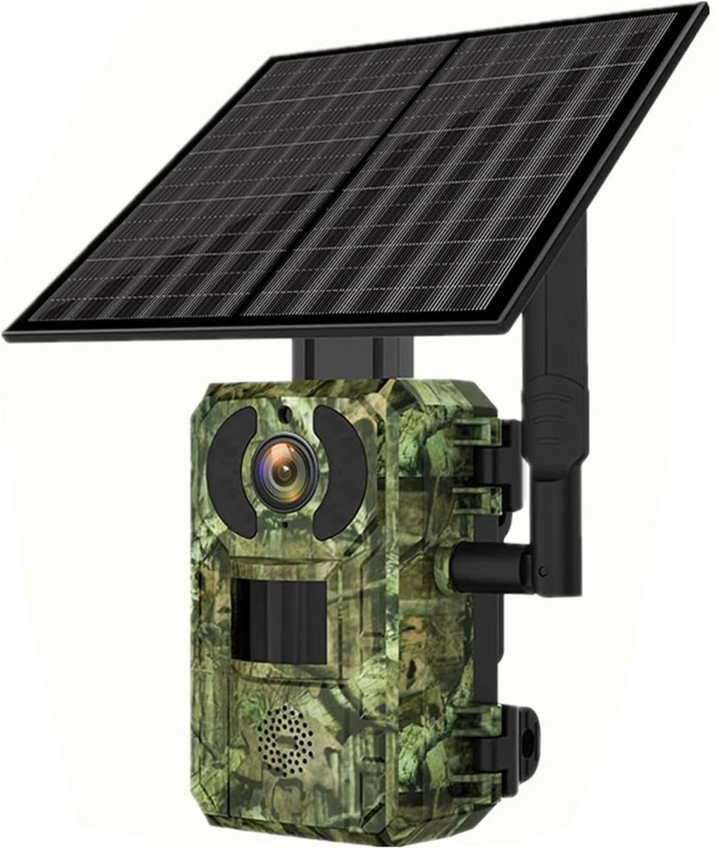 Draadloze Wildlife Camera met Nachtzicht en 4G Simkaart - Waterdicht voor Jacht en Observatie