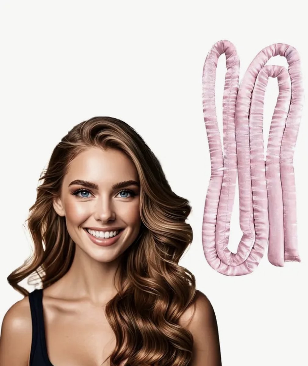 Heatless Curls - Thin Rod + 2 Gratis Scrunchies