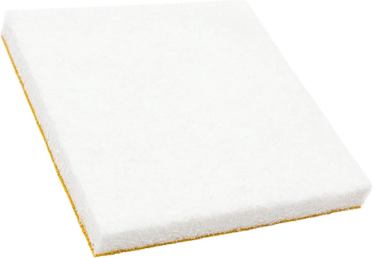 32 Stuks Zelfklevende Viltdoppen 45x45 mm Wit Vierkant 5,5 mm Dikke Vloerbeschermers